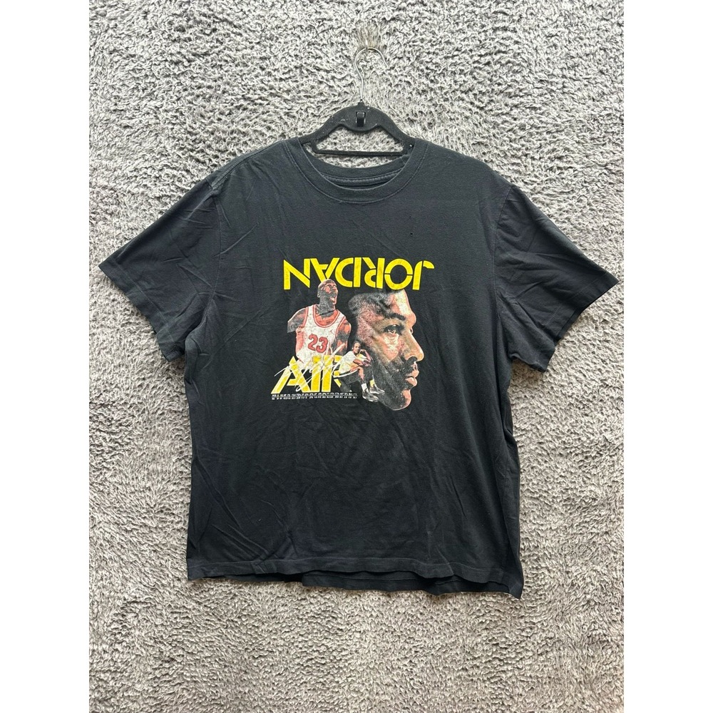 Jordan 23 Michael Jordan Legacy AJ 4 Graphic Tee Shirt Black Mens Size XL